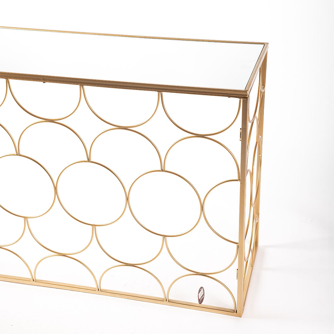 cerchio in metallo oro con supporto da tavolo d.60 - Intruglio Store –  Acquista on line