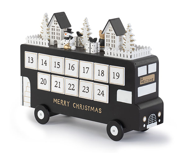 CALENDARIO AVVENTO BUS NERO