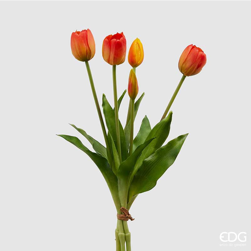 EDG Bouquet di 5 Tulipani – Arancio