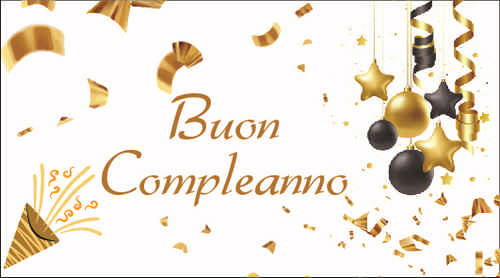 Bigliettini per bomboniere personalizzati – Buon Compleanno F416